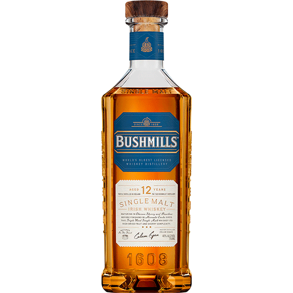 Picture of Bushmills 12-Year-Old Single Malt Irish Whiskey