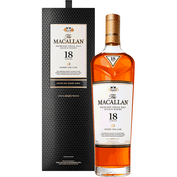 Picture of The Macallan 18-Year-Old Sherry Oak Single Malt Scotch Whisky