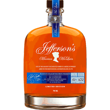 Picture of Jefferson's Marian McLain Blend of Straight Bourbon Whiskeys
