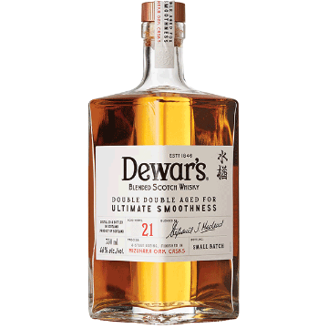 Picture of Dewar's Double Double 21-Years-Aged in Mizunara Oak Casks Blended Scotch Whiskey