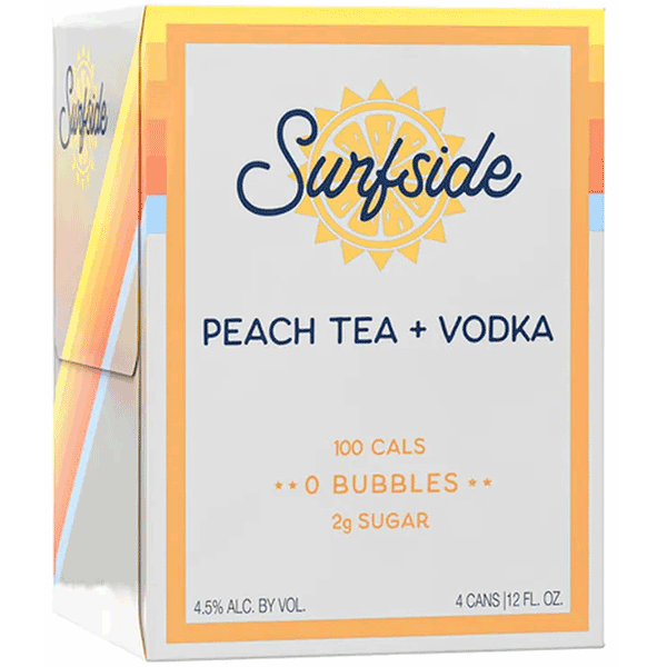 Picture of Surfside Peach Tea + Vodka (4 x 355ml cans)