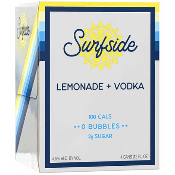 Picture of Surfside Lemonade + Vodka (4 x 355ml cans)