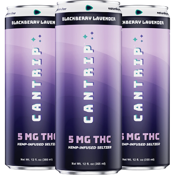 Picture of Cantrip 5mg THC Blackberry Lavender Seltzer (4 x 12oz cans)
