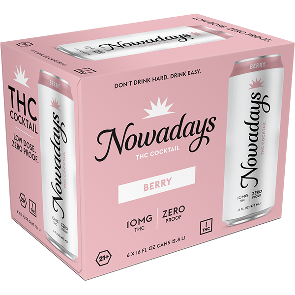 Picture of Nowadays 10mg THC Berry (6 x 16oz cans)