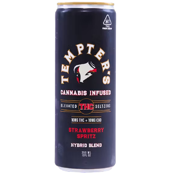 Picture of Tempter's 10mg THC/CBD Strawberry Spritz (4 x 12oz cans)