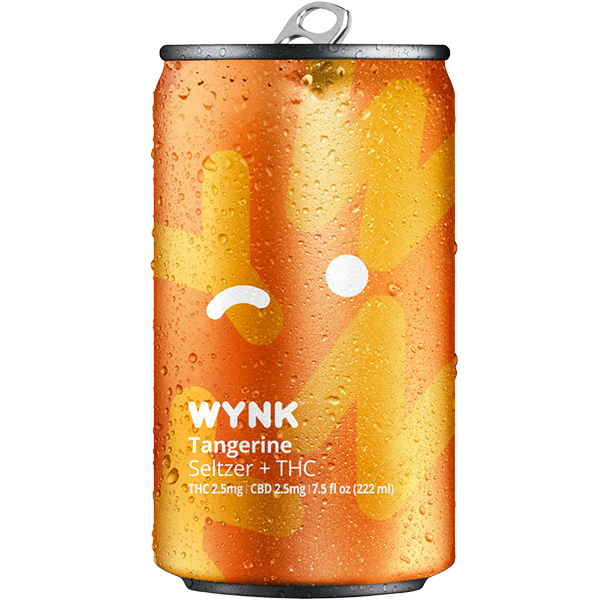 Picture of Wynk 2.5mg THC Tangerine Seltzer (6 x 7.5oz cans)