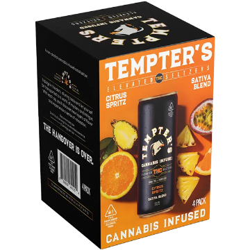 Picture of Tempter's 10mg THC/CBD Citrus Spritz (4 x 12oz cans)