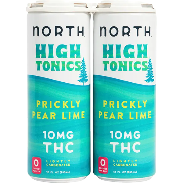 Picture of North High Tonics 10mg THC Prickly Pear Lime Seltzer (4 x 12oz cans)