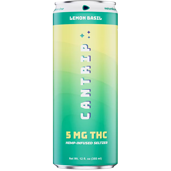 Picture of Cantrip 5mg THC Lemon Basil Seltzer (4 x 12oz cans)