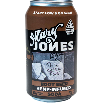 Picture of Mary Jones 4.99mg THC Root Beer (4 x 12oz cans)