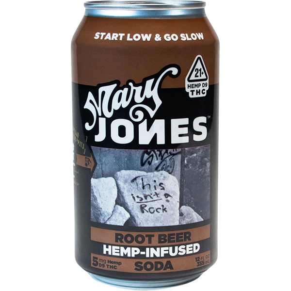 Picture of Mary Jones 4.99mg THC Root Beer (4 x 12oz cans)