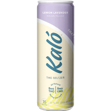 Picture of Kalo 5mg THC Lemon Lavender Seltzer (4 x 12oz cans)