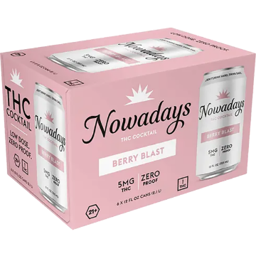 Picture of Nowadays 5mg THC Berry (6 x 12oz cans)