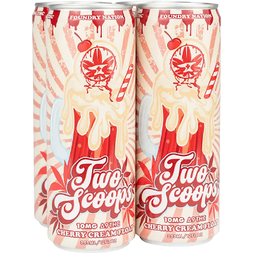 Picture of Two Scoops 10mg THC Cherry Cream Float (4 x 12oz cans)