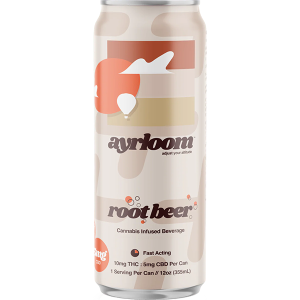Picture of Ayrloom 10mg THC Root Beer (4 x 12oz cans)