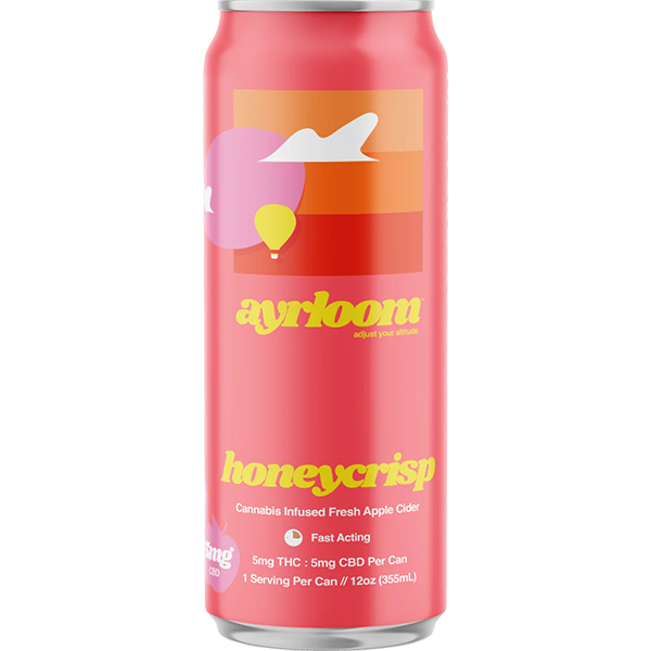 Picture of Ayrloom 5mg THC Honeycrisp (4 x 12oz cans)