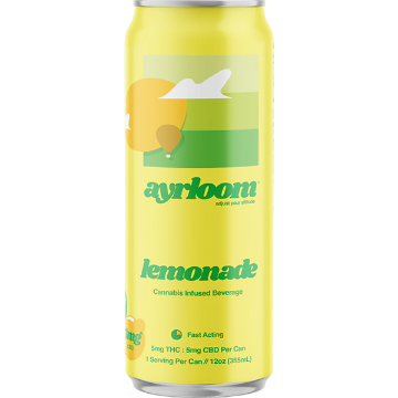 Picture of Ayrloom 5mg THC Lemonade (4 x 12oz cans)