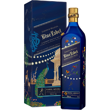 Picture of Johnnie Walker Blue Label Diwali Edition by Rahul Mishra Blended Scotch Whisky 750ml