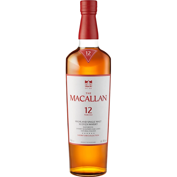 Picture of The Macallan 12-Year-Old Sherry Oak Single Malt Scotch Whiskey