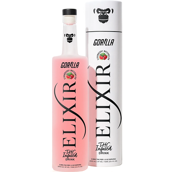 Picture of Elixir Strawberry Watermelon 2.5mg THC Infused Drink
