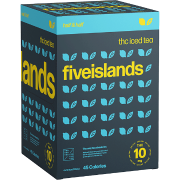 Picture of Five Islands 10mg THC Half / Half Iced Tea (4 x 12oz cans)