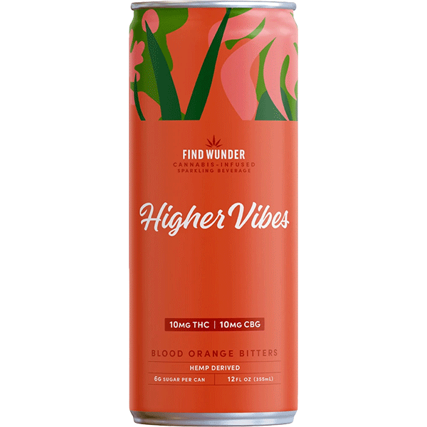 Picture of Find Wunder 10mg THC Blood Orange Bitters (4 x 12oz cans)