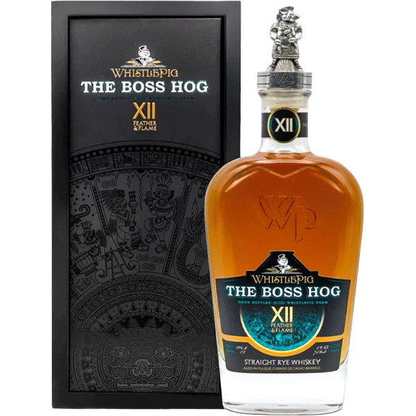 Picture of WhistlePig The Boss Hog XII Feather & Flame Straight Rye Whiskey
