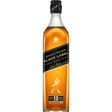 Picture of Johnnie Walker Black Label 12-Year-Old Blended Scotch Whisky