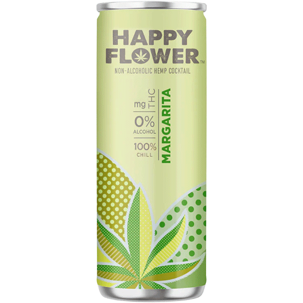 Picture of Happy Flower THC 10mg Margarita (4 x 12oz cans)