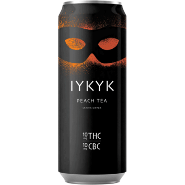 Picture of IYKYK 10mg THC Peach Tea (4 x 12oz cans)