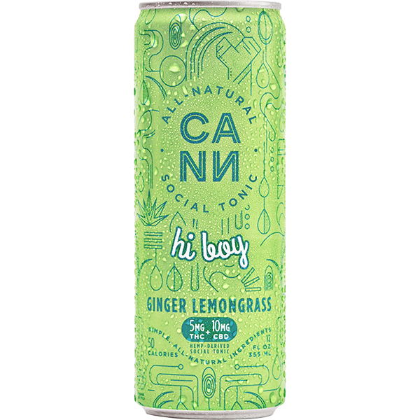 Picture of Cann 5mg THC Ginger Lemongrass (4 x 12oz cans)
