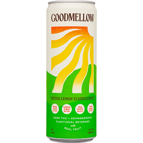 Picture of Goodmellow 10mg THC Meyer Lemon Elderflower (4 x 12oz cans)