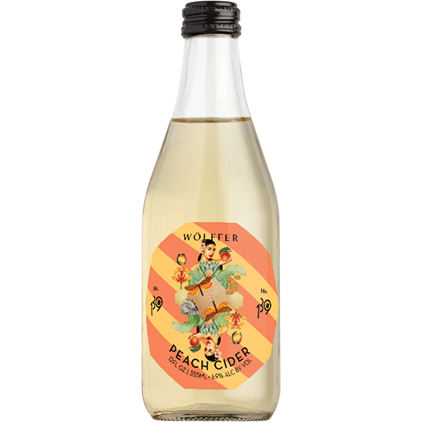 Picture of Wolffer Peach Cider (4 x 12oz bottles)