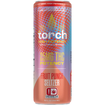 Picture of Torch 25mg THC Fruit Punch Seltzer (4 x 12oz cans)