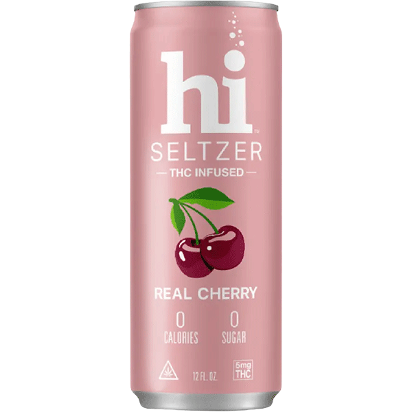 Picture of Hi Seltzer 5mg THC Cherry Delta 8 Infused (4 x 355ml cans)