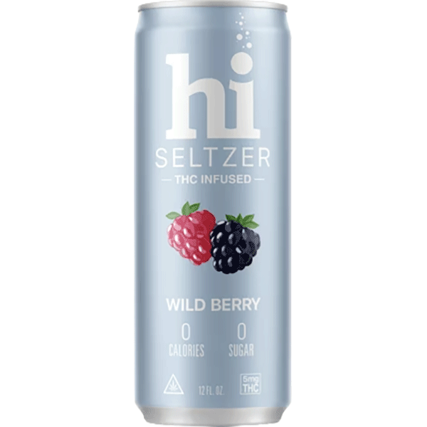 Picture of Hi Seltzer 5mg THC Wild Berry Delta 8 Infused (4 x 355ml cans)