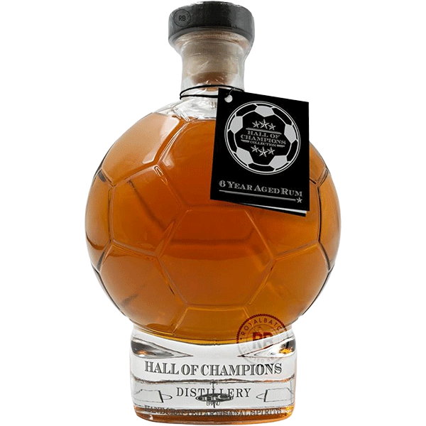 Picture of Cooperstown Hall of Champions Distillery Brand 6 Year Aged Rum Soccer Decanter