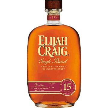 Picture of Elijah Craig 15-Year-Old Single Barrel Straight Bourbon Whiskey