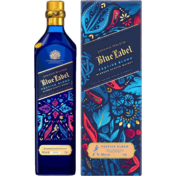 Picture of Johnnie Walker Blue Label Festive Blend Scotch Whisky