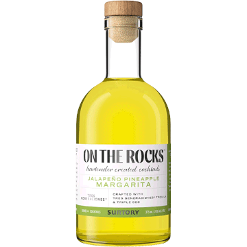 Picture of On the Rocks Premium Cocktails The Jalapeno Pineapple Margarita 375ml