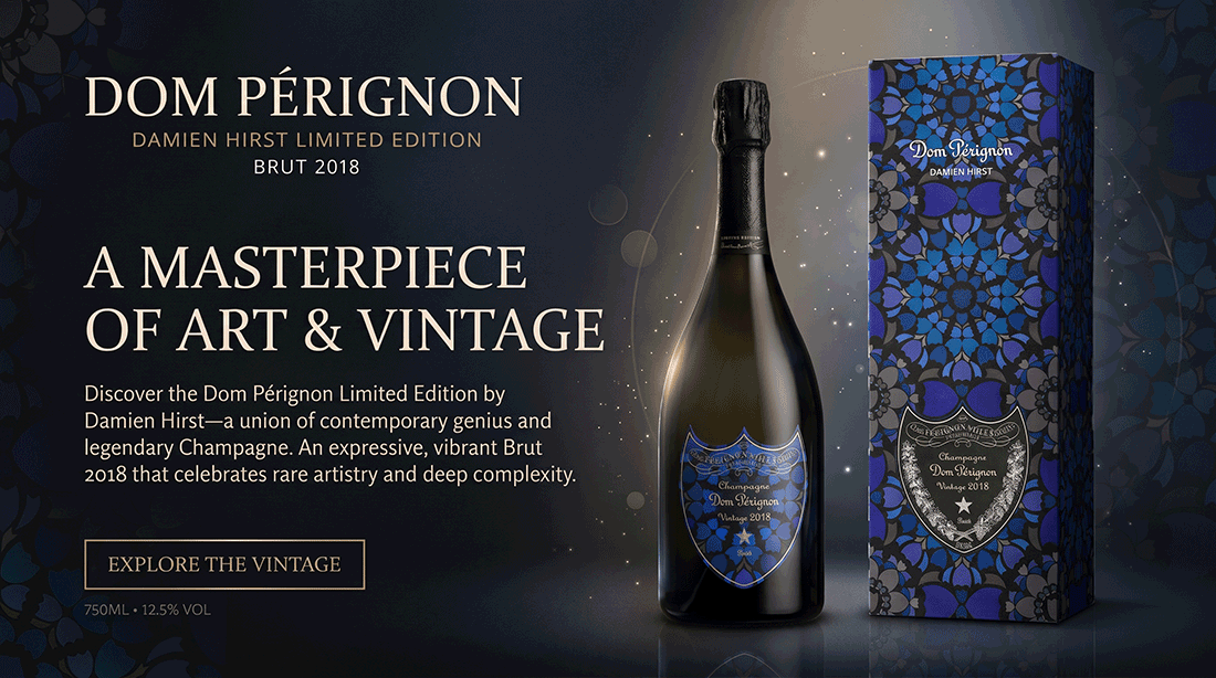 Dom Perignon Limited Edition Damien Hirst Brut 2018 750ml