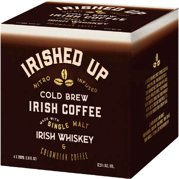 Picture of Irished Up Cold Brew Irish Coffee 4-Pack 200ml Cans 200ml